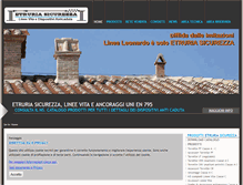 Tablet Screenshot of etruriasicurezza.it